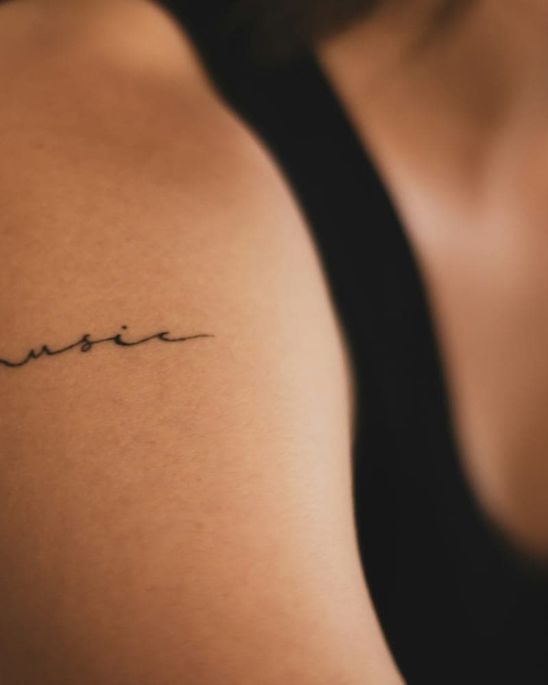 Tatouage Lettering