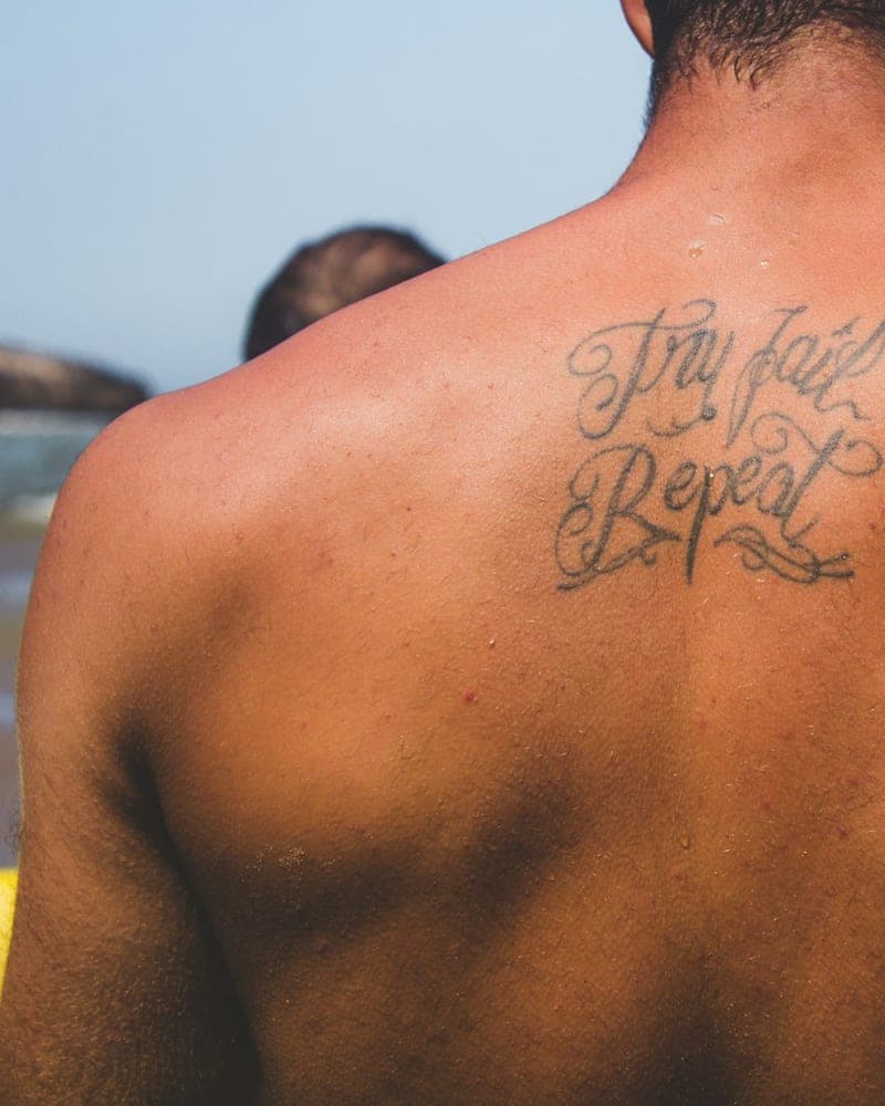 Tatouage Lettering